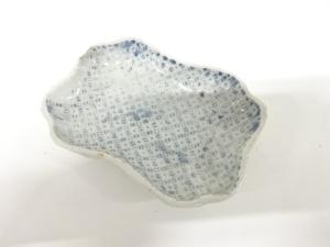 古伊万里　染付　こんにゃく印判　豆皿